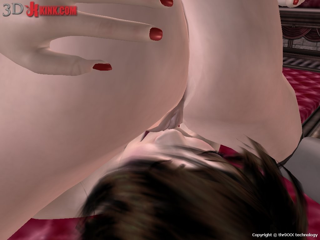 Hot BDSM sex action created in virtual fetish 3d sex game! #69585282