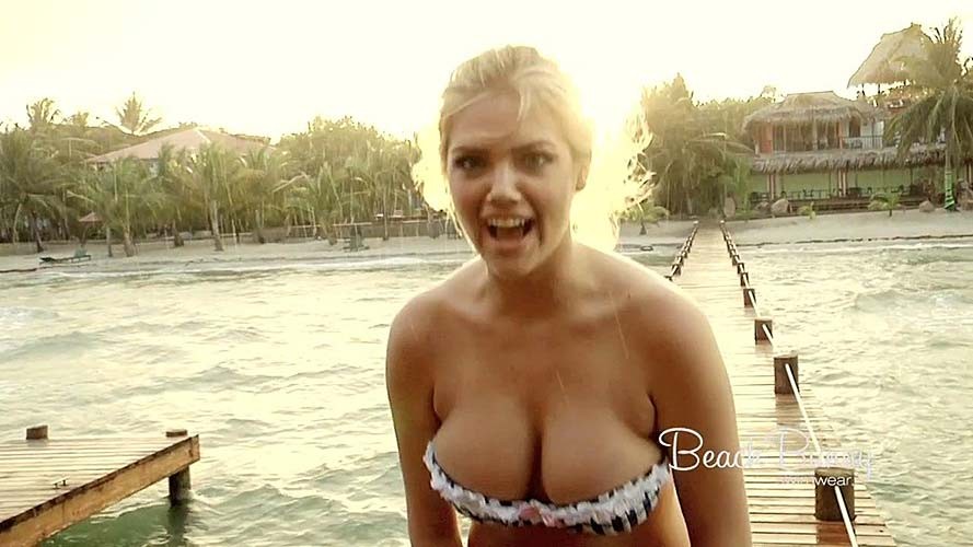 Kate Upton exposing huge cleavage and sexy body in bikini #75260791