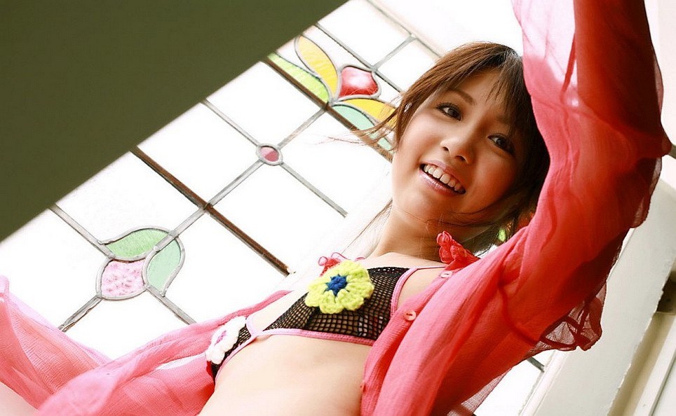 Rika yuuki asiatische Teenie zeigt ihre haarige Muschi und Titten
 #69827753