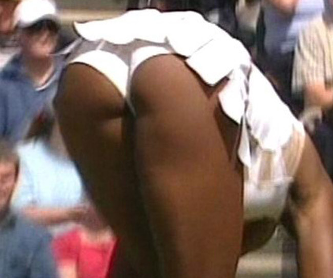 Serena Williams showing her big round butt #75398547