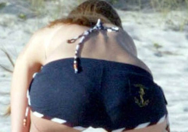 Celebrity Mischa Barton nice ass and see thru hard nipples #75401507