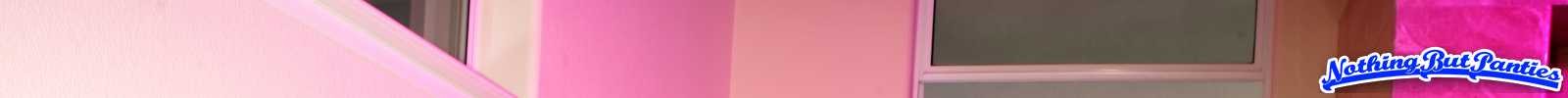 Peachez pink satin panties topless #72635583
