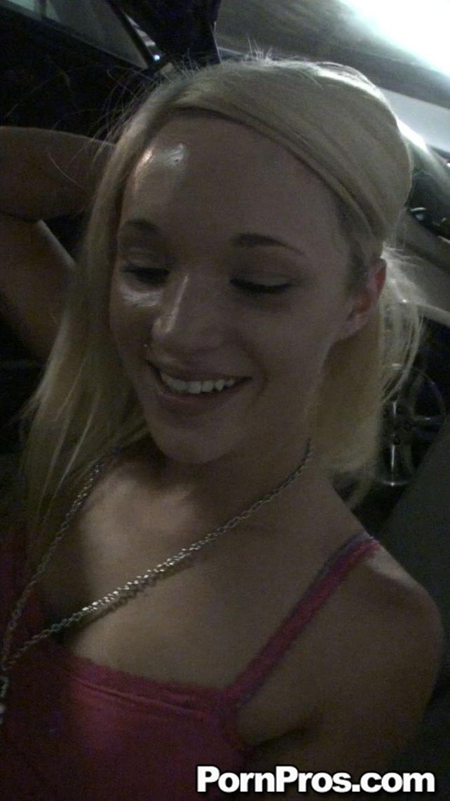 Horny blonde babe having sex in public #78607286