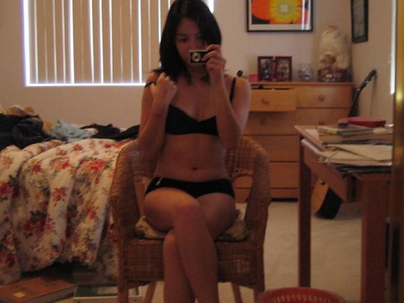 Mega oozing hot and delicious Asian girls posing naked #69873175