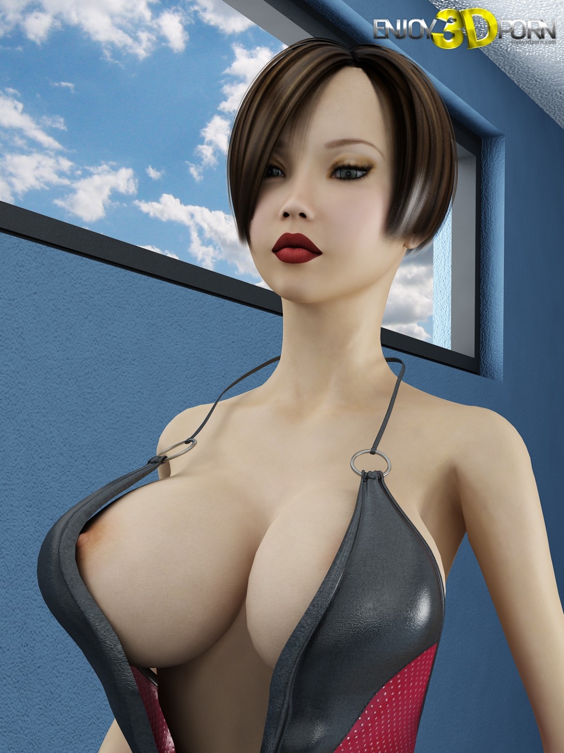 Babe avec de gros seins dans le bureau à jouir porno 3d
 #67047797