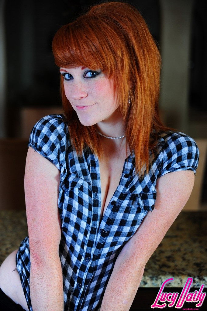 Big boob amateur redhead teen shows pale titties #76746905