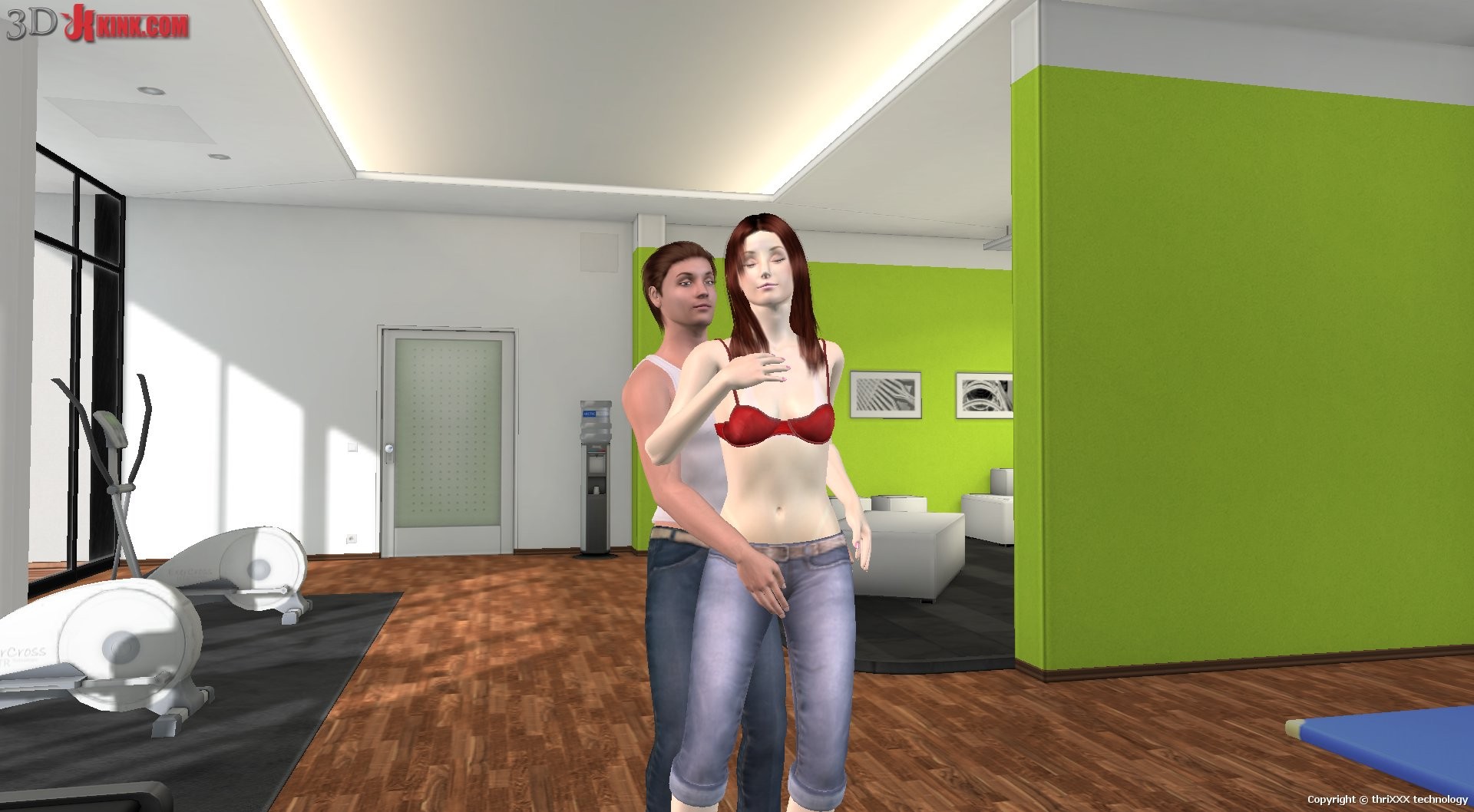Hot BDSM sex action created in virtual fetish 3d sex game! #69357131