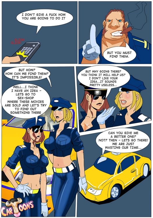 Cartoon cops blow dickgirl #69352934