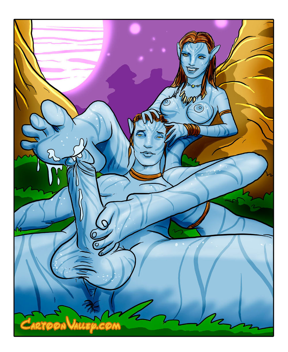 Personaggi di Avatar completamente nudi e che fanno sesso alieno caldo #69373513