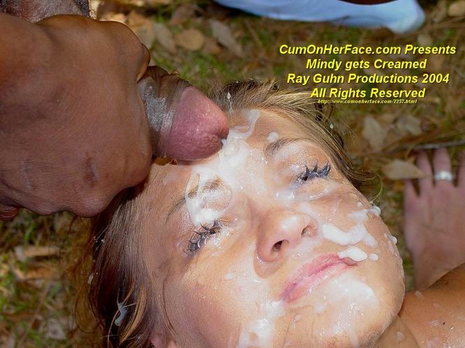Slut covered with whipped cream and facial #76118132
