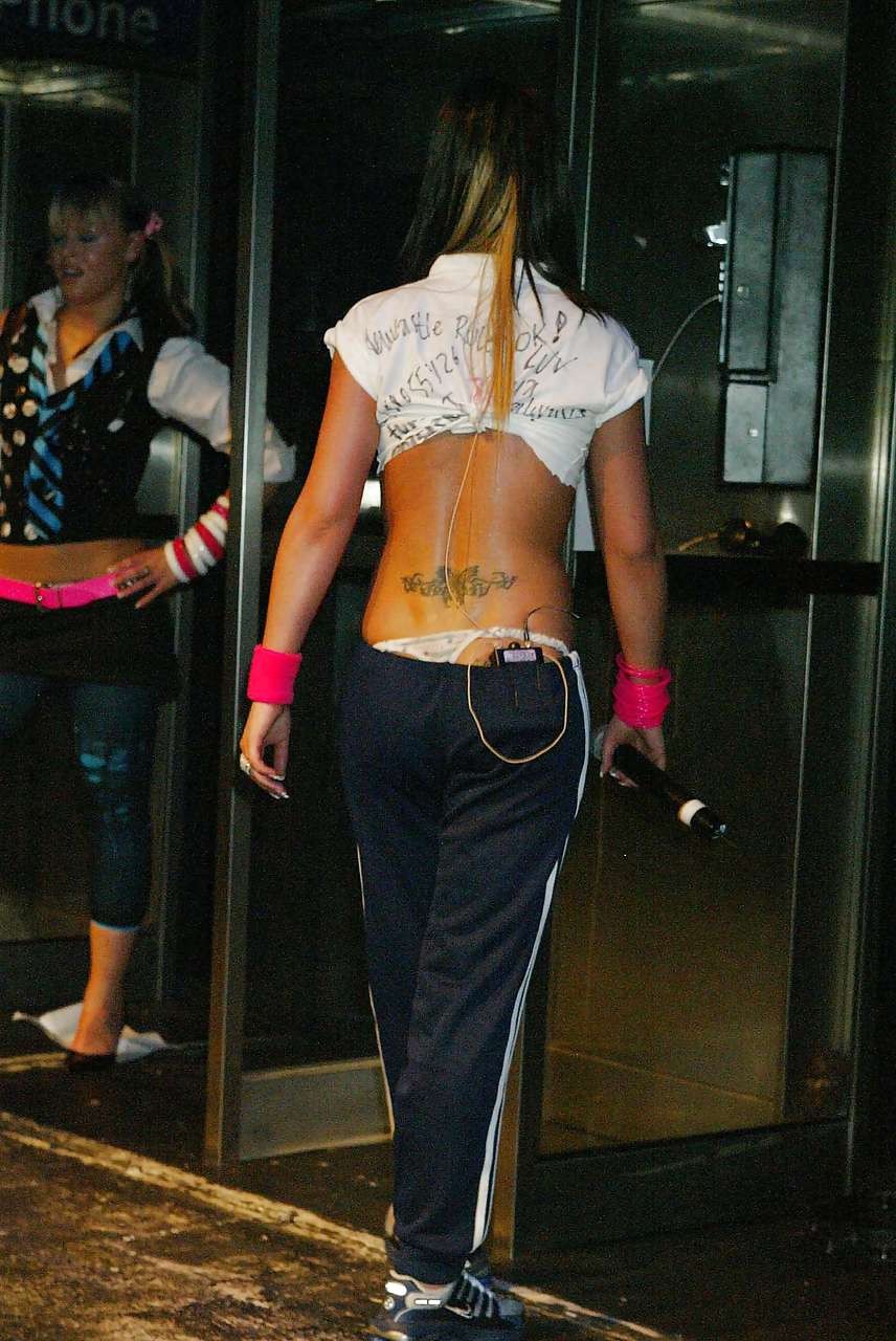 Cheryl Tweedy showing her nipple and thong and huge cleavage paparazzi pictures #75290160