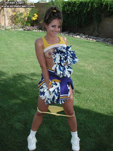 Cheerleader in a icebox has a great time and gives you a sensational time. #74918881