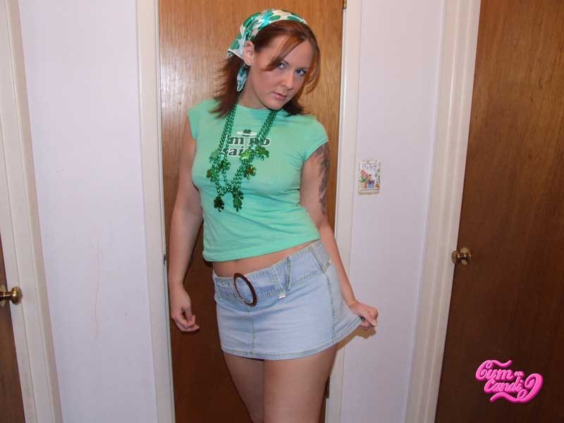 Candi Getting Ready For Her St. Patrick's Day Fucking #75552379