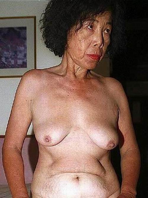 very old grannies shows their wrinkled bodies #77198049