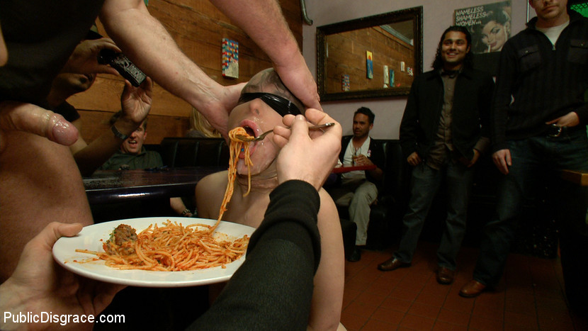 Juliette is tied up and humiliated in public, fucked hard &amp;amp; spit #67522201