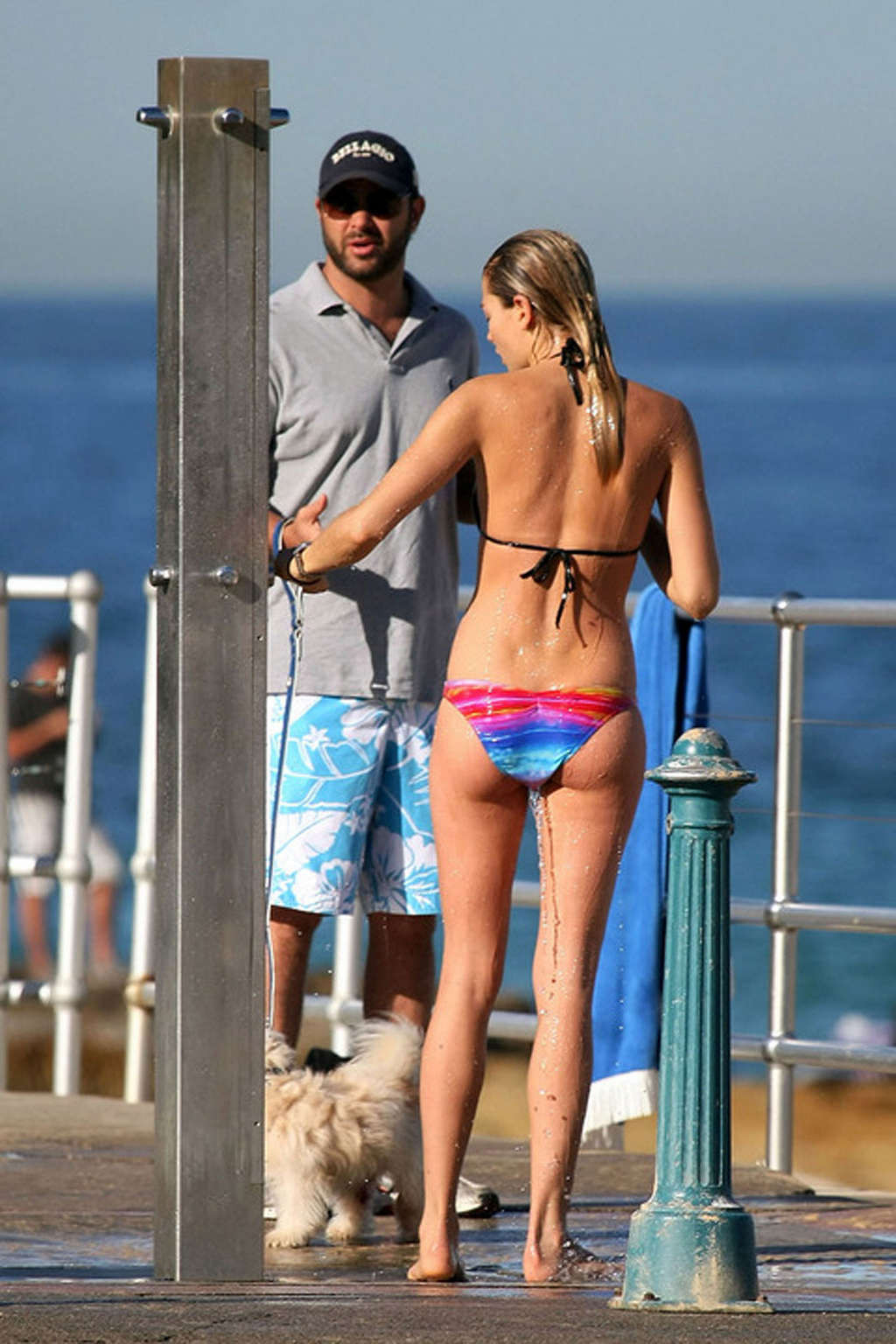 Jessica Hart exposing her sexy body and hot ass in colorful bikini #75352126