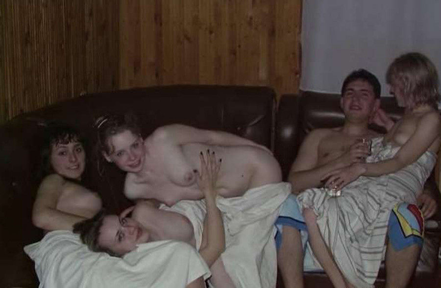 Hot and wild orgy of amateur drunks #76798754