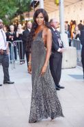 Naomi Campbell Showing Cleavage At The 2014 CFDA Fashion Awards In NYC