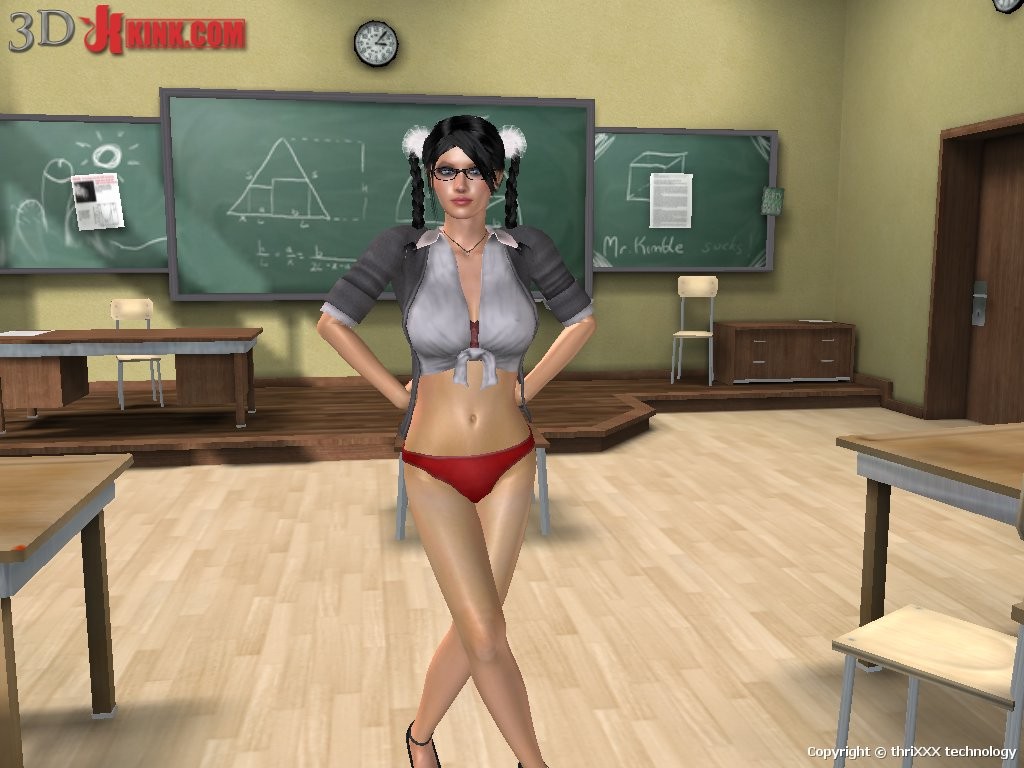 Hot BDSM sex action created in virtual fetish 3d sex game! #69633532