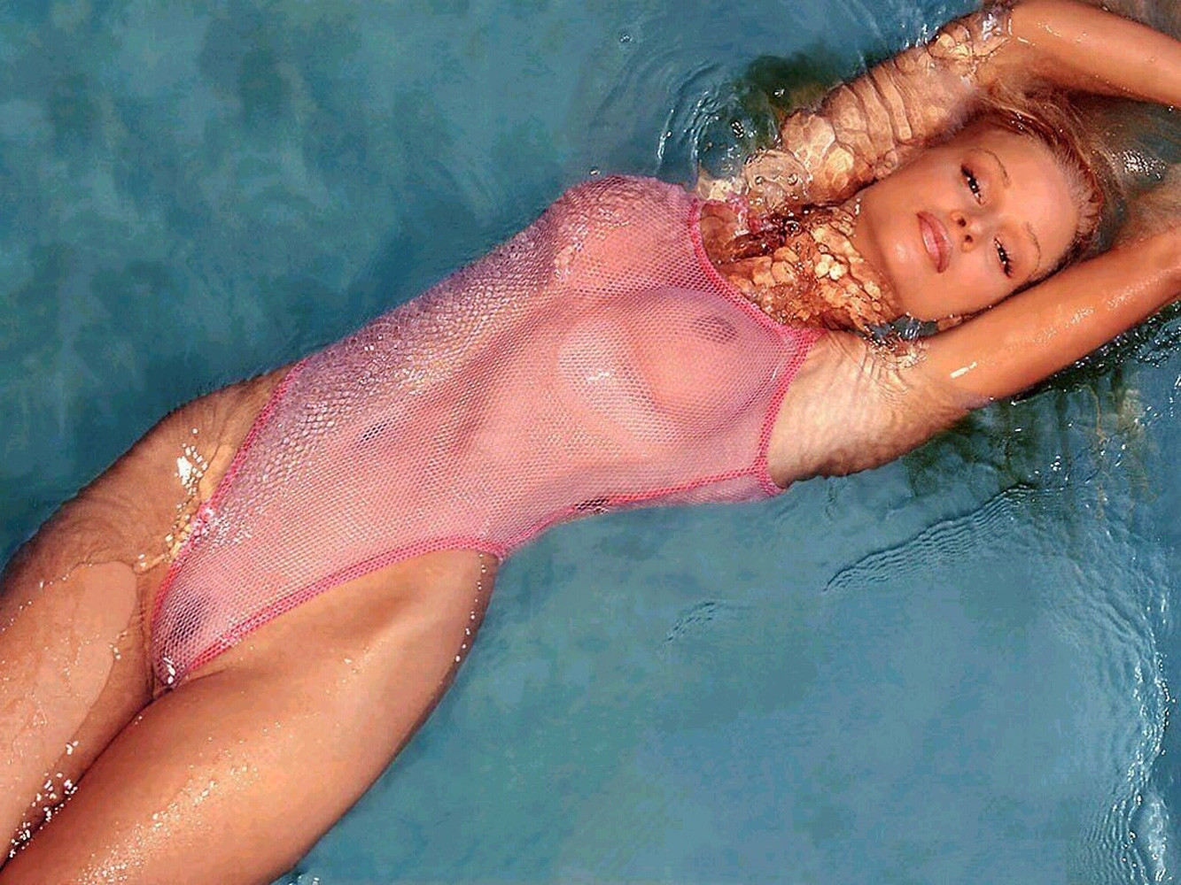 Michelle Hunziker sunbathing her topless #75280965