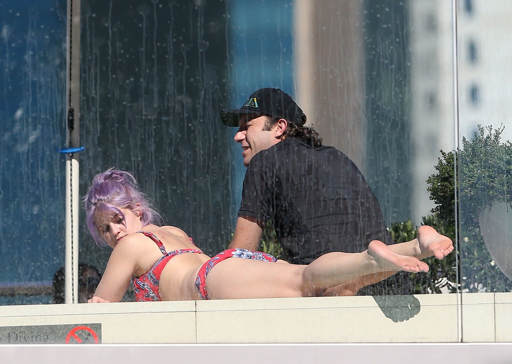 Kelly Osbourne showing off her chubby bikini body in Sydney #75233956
