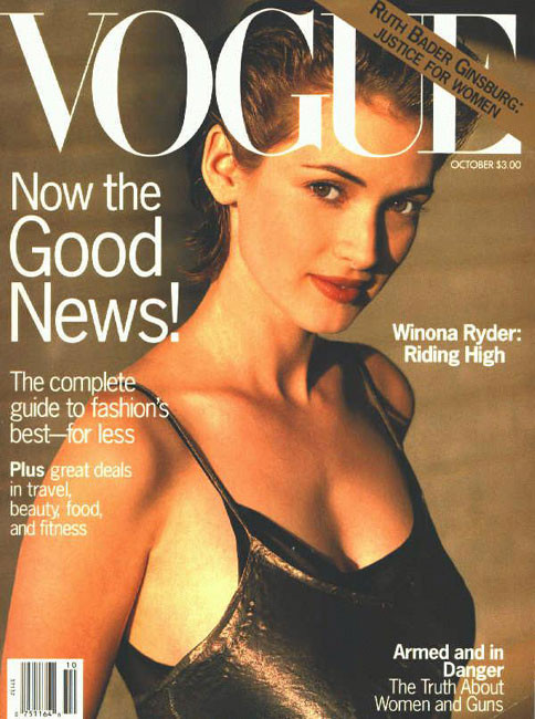 Celebrity actress Winona Ryder showing hot boobs #75427083