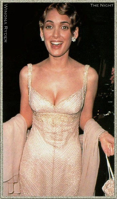 Celebrity actress Winona Ryder showing hot boobs #75427146