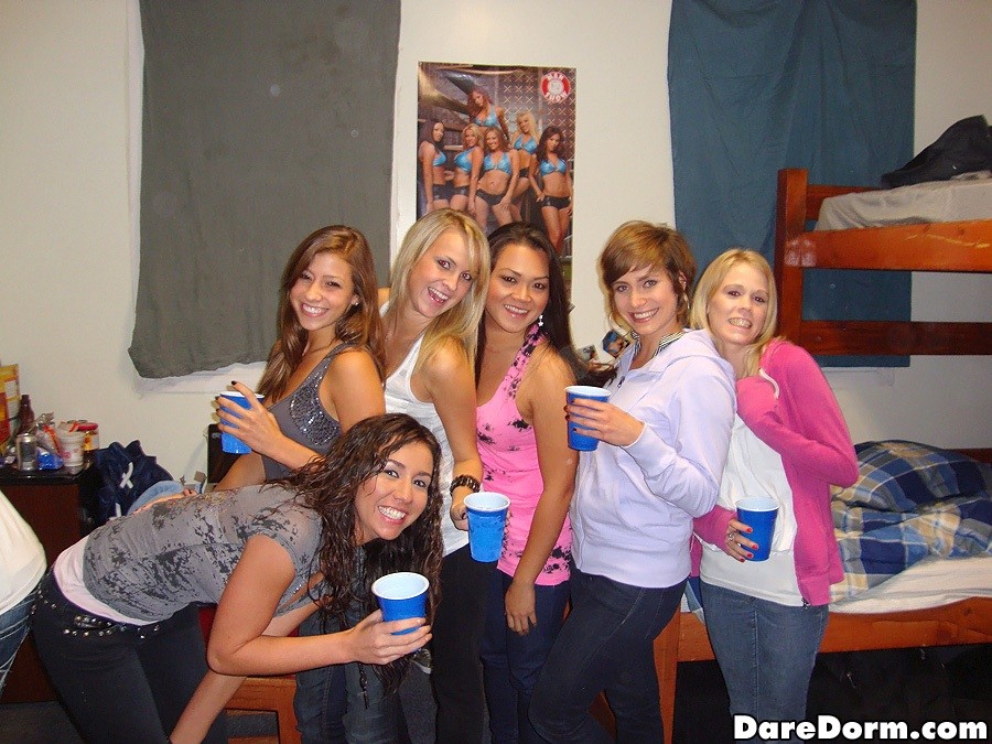 Hot college girls get fucked in the boys dorm #76788492