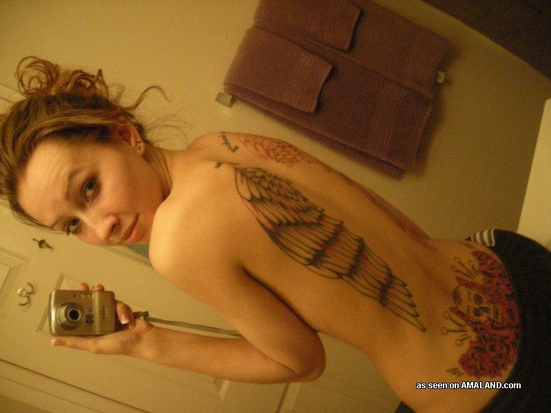 Busty amateur girlfriend taking nude self pics #67702620