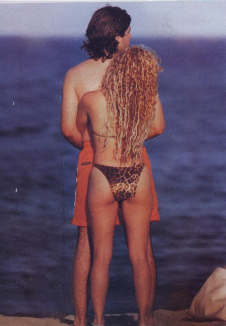 Lovely celebrity singer Shakira hot ass in tight lingerie #75419933