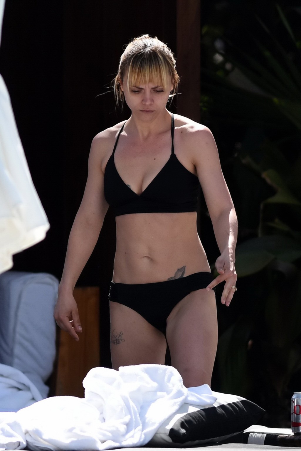 Christina Ricci shows off her hot bikini body poolside #75145464