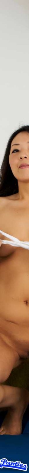 Kaylee white cotton bikini panties and mens shirt #72639541
