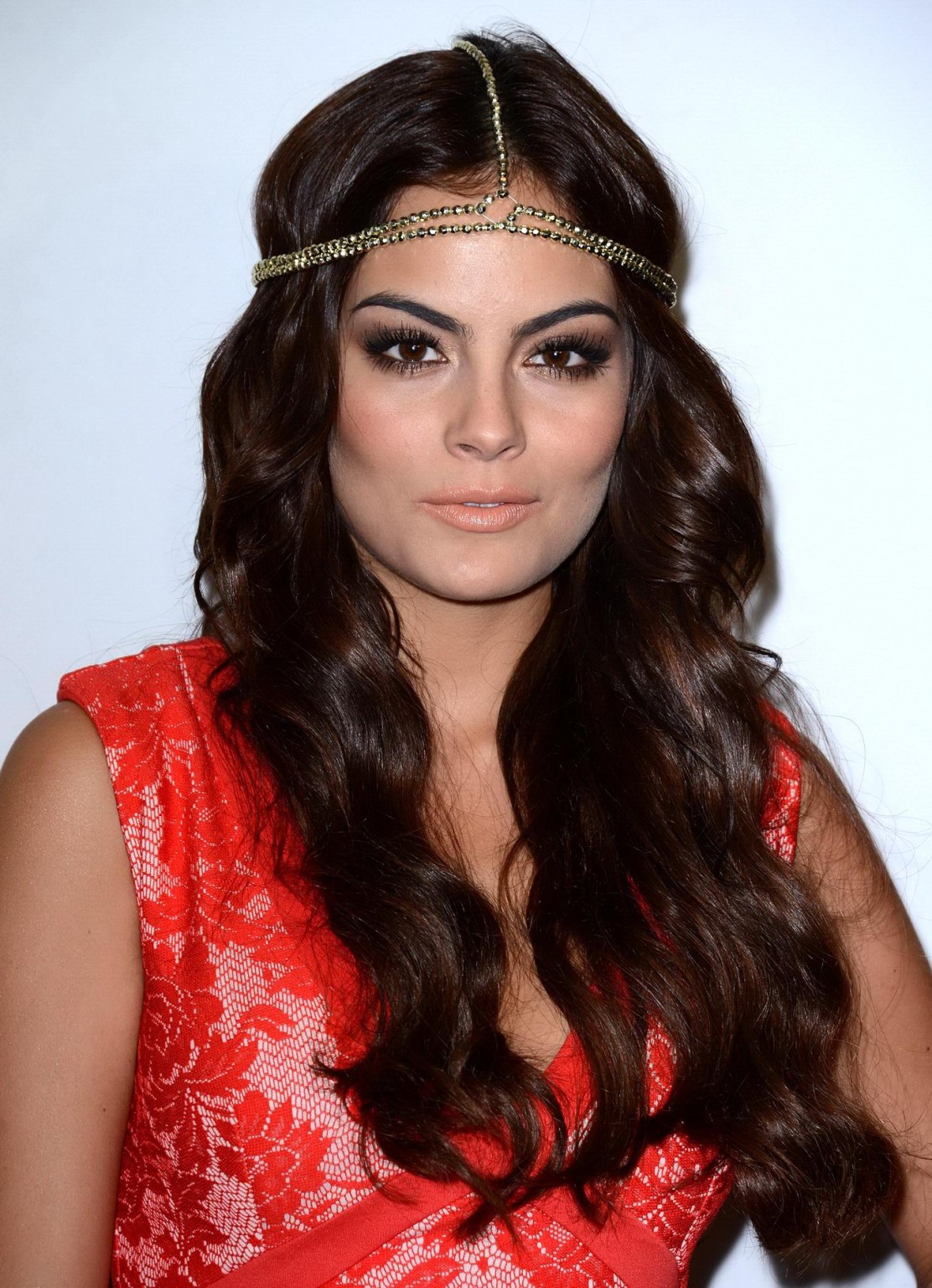 Ximena Navarrete showing cleavage at the premiere of telenovela 'La Tempestad' s #75223672