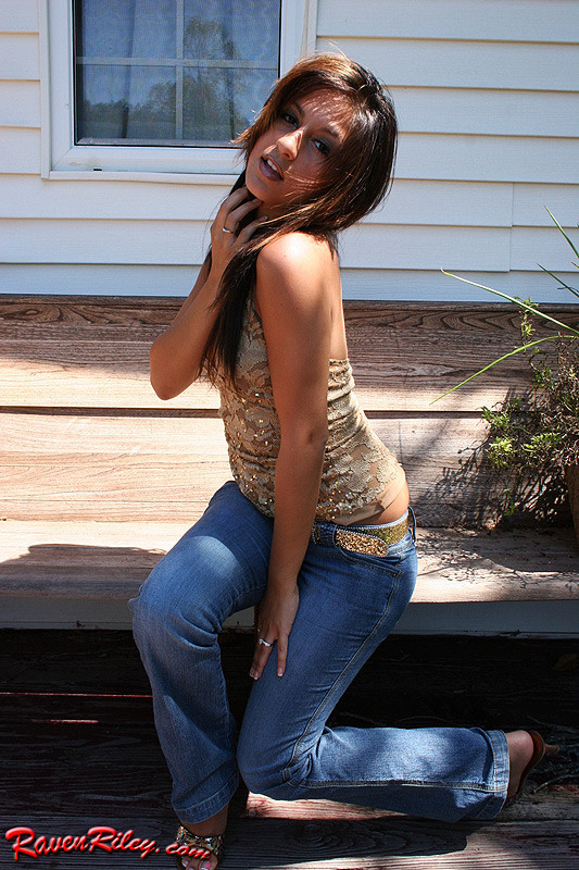 Raven Riley on the deck
