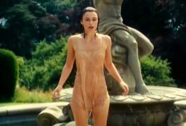 Keira Knightley showing nude tits thru the window #75366213