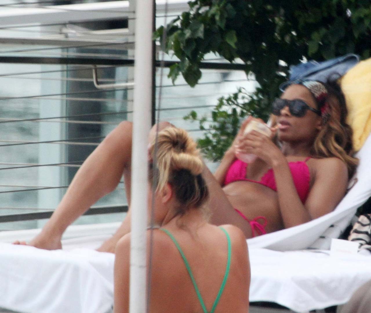 Ciara enjoying on pool and exposing her fucking sexy body in bikini #75295948