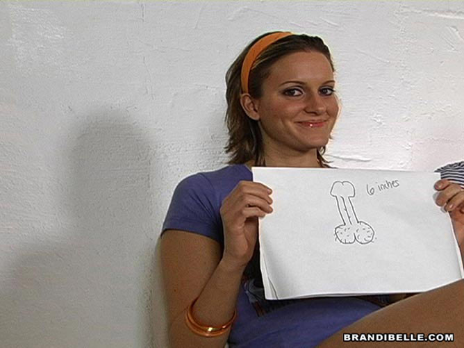 Pervert teen girls drawing cocks at amateur handjob show #79457419