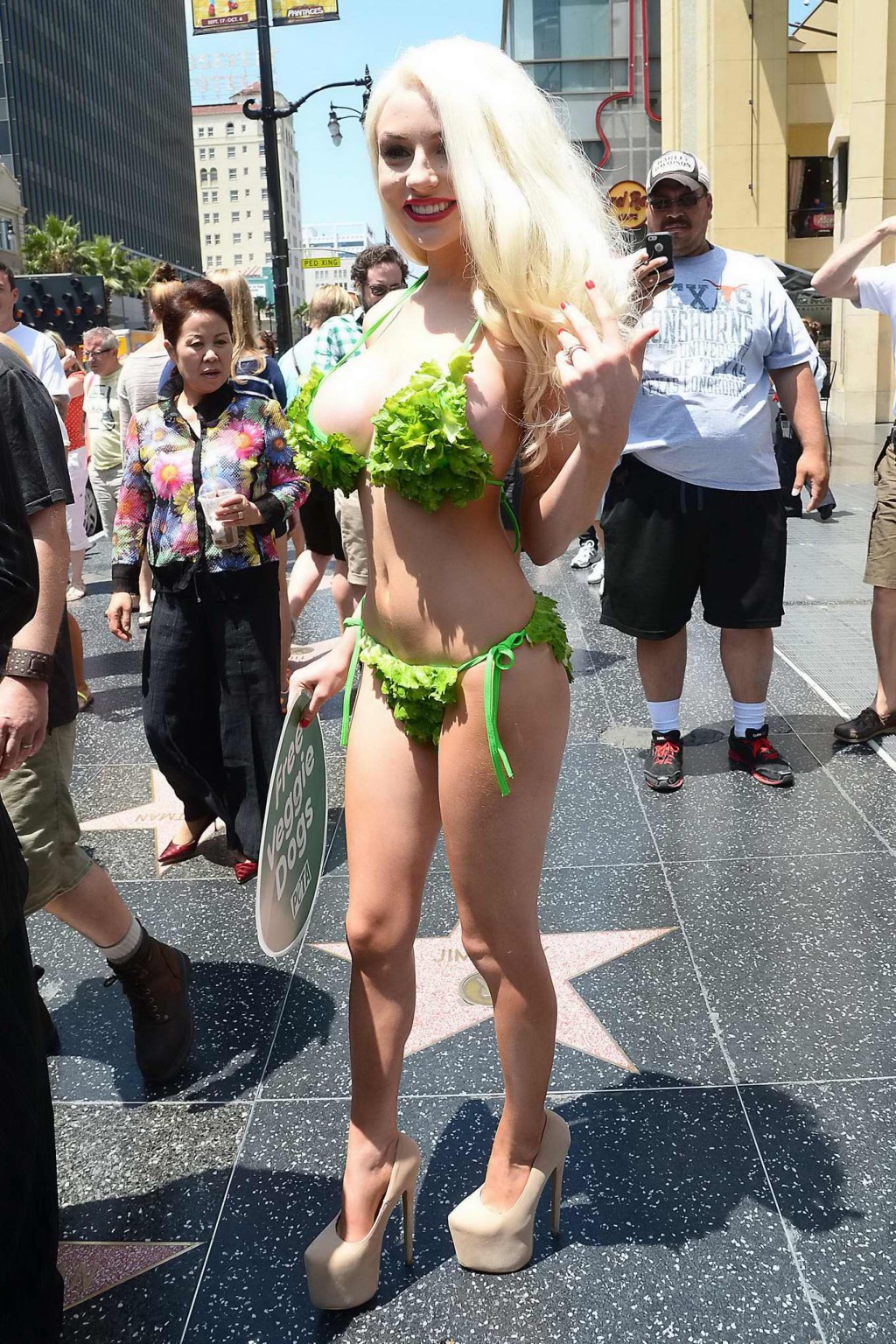 Courtney Stodden shows off her curvy body wearing tiny lettuce leaf bikini in Ho #75223108