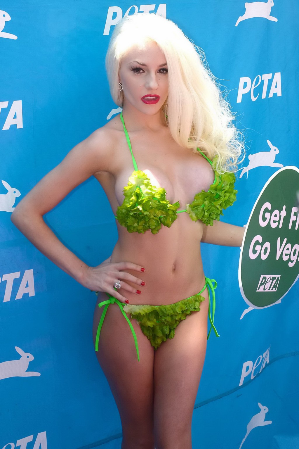 Courtney Stodden shows off her curvy body wearing tiny lettuce leaf bikini in Ho #75223148
