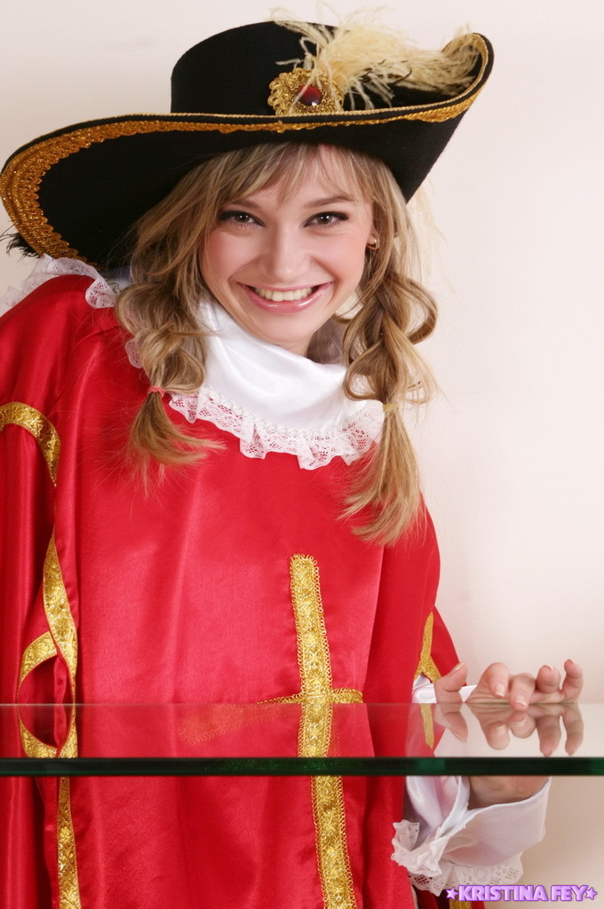 Sexy teen dressed up as a musketeer #67762719