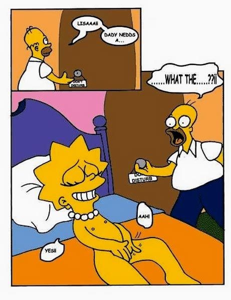 Marge, accro à la bite, se fait doublement pénétrer par Homer.
 #69573274