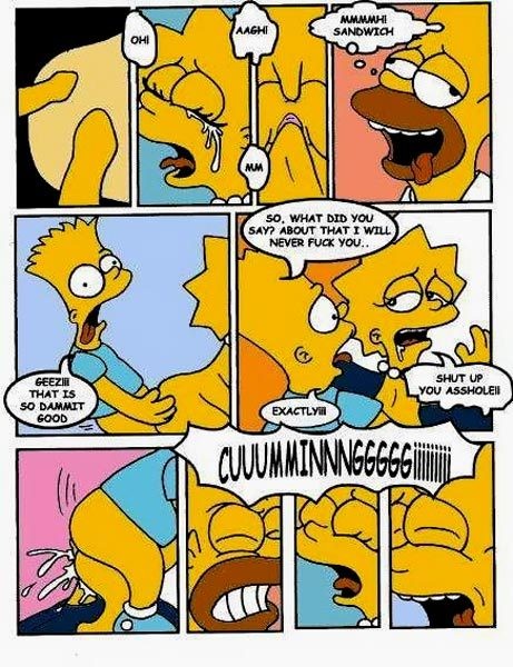 Marge, accro à la bite, se fait doublement pénétrer par Homer.
 #69573292