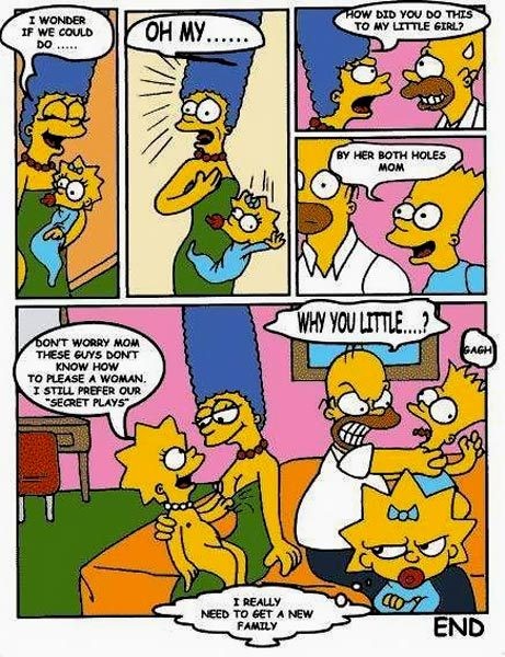 Marge, accro à la bite, se fait doublement pénétrer par Homer.
 #69573330