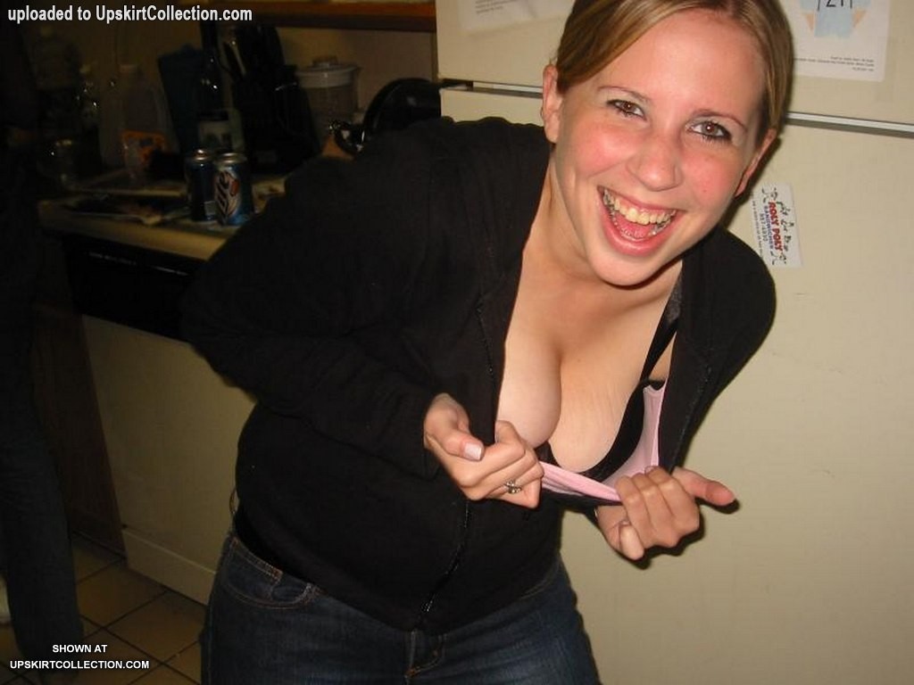 Girls lean forward and show tits under blouses #73177900