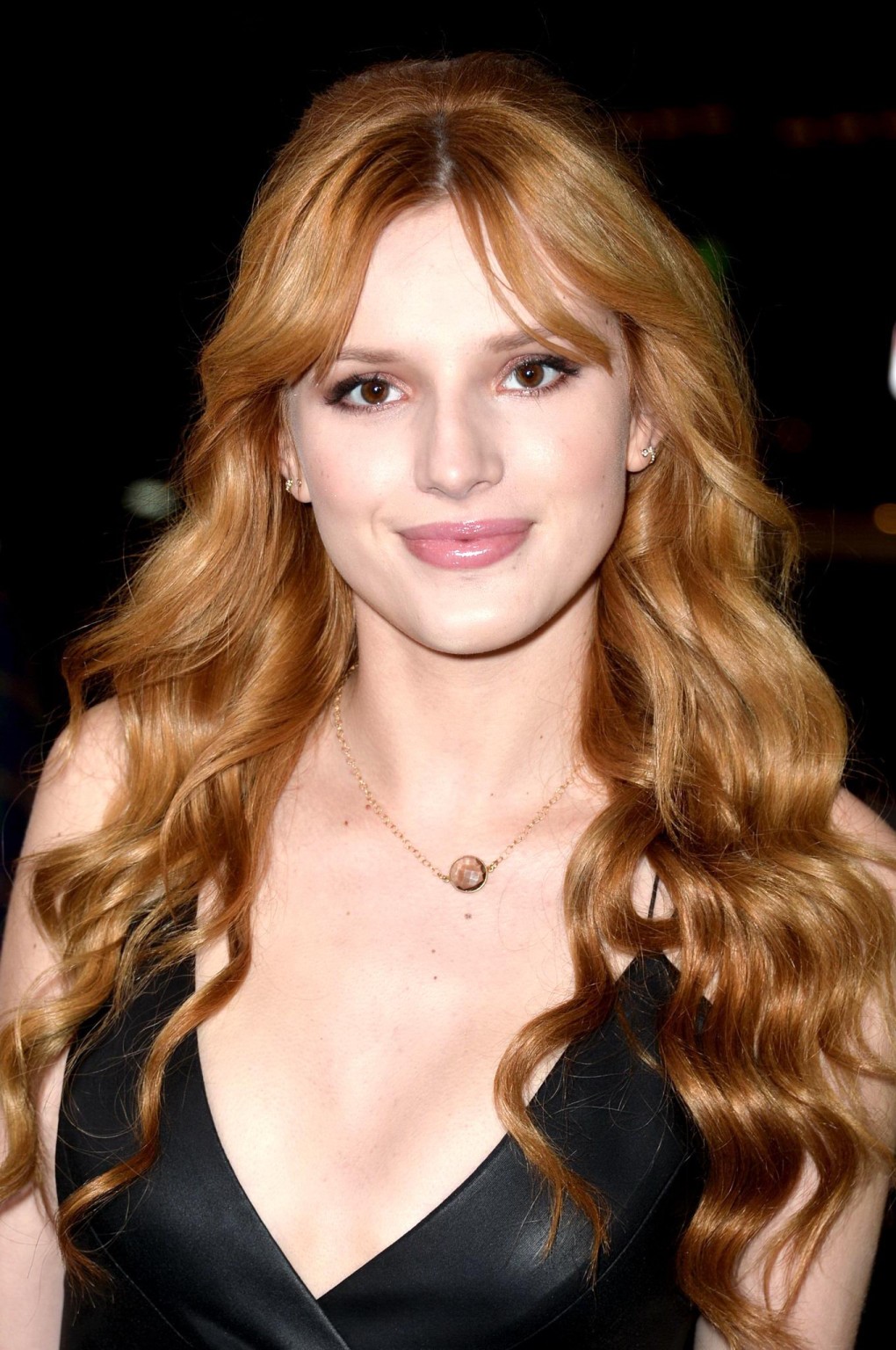 Bella Thorne leggy  cleavy wearing a little black dress at the 'Vampire Academy' #75205344