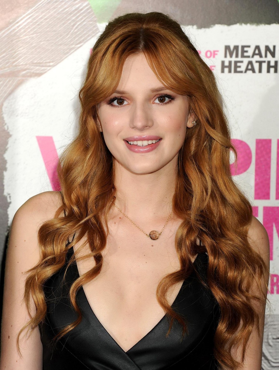 Bella Thorne leggy  cleavy wearing a little black dress at the 'Vampire Academy' #75205351