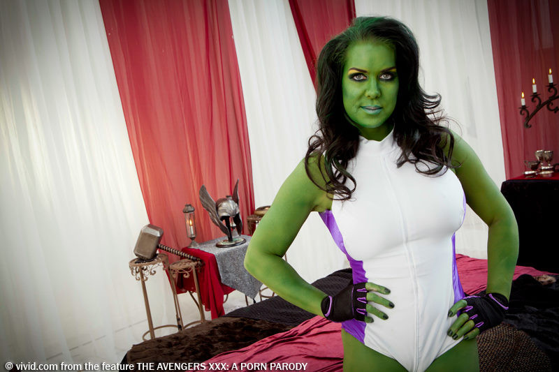 Chyna as She-Hulk getting fucked hard by the mighty Thor #74739493