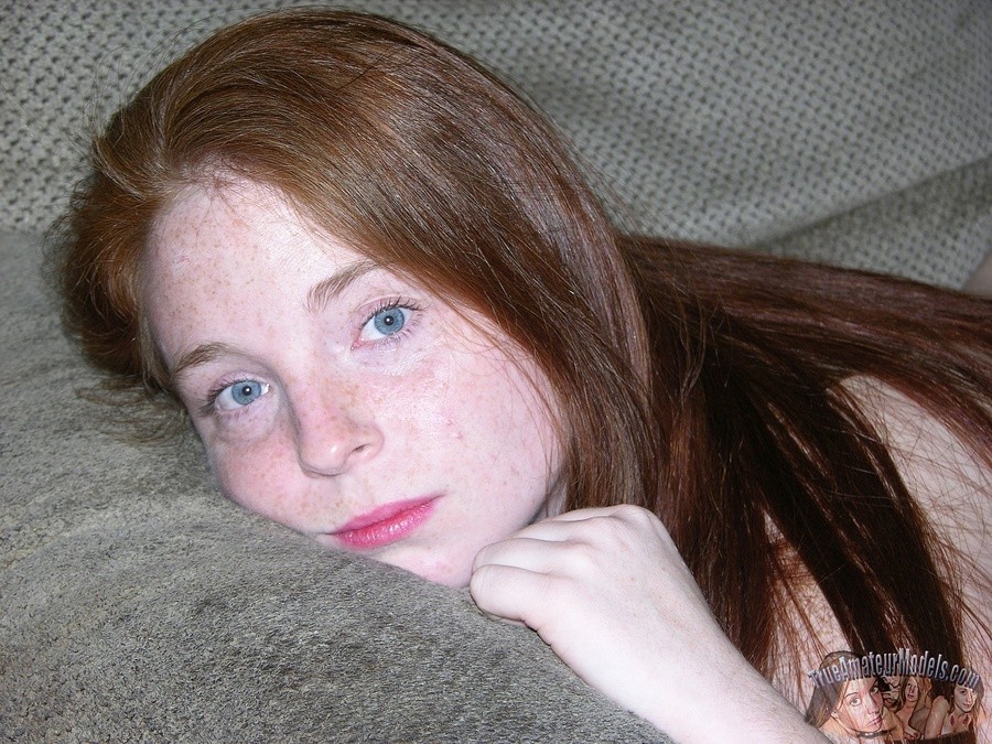 Amateur Redhead Teen With Freckles And Hairy Pussy