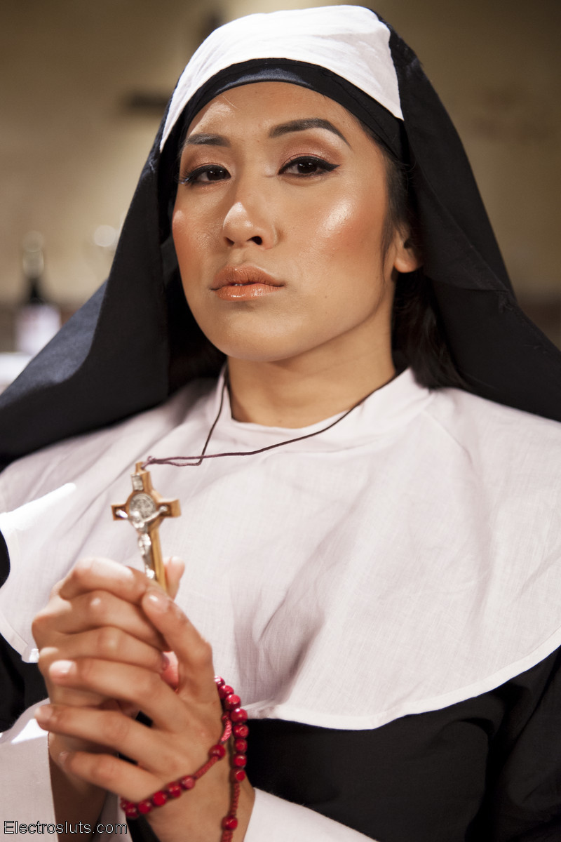Sophia Loche and Mia Li star in a lascivious nunsploitation flick featuring shoc #67138211