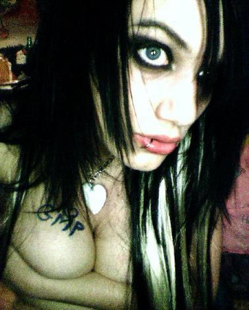 Real goth and emo girls show off their hot freaky bodies #76408945